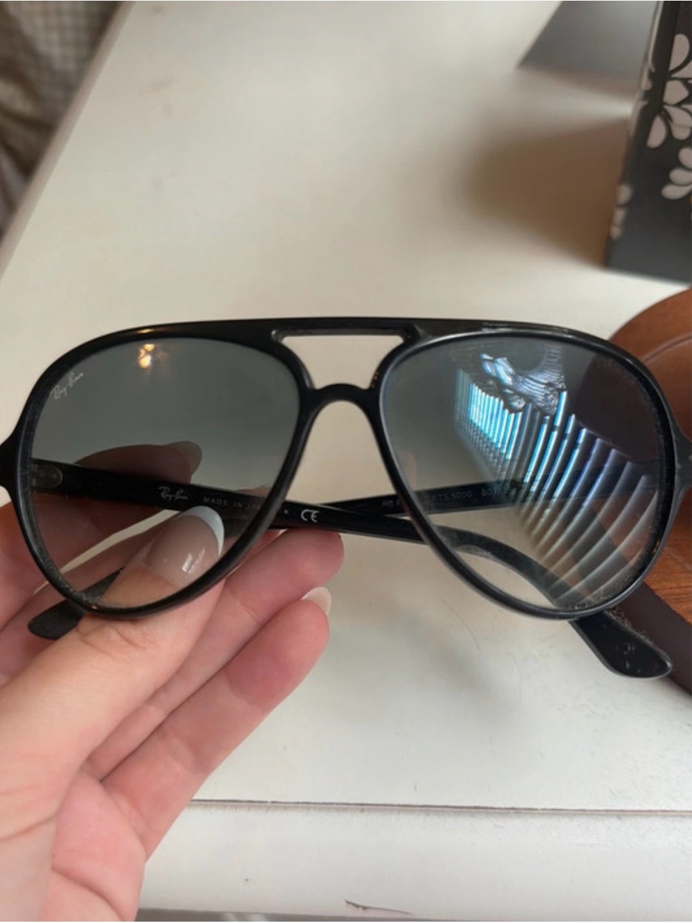 Ray-Ban Black Cats 5000 Aviator Sunglasses